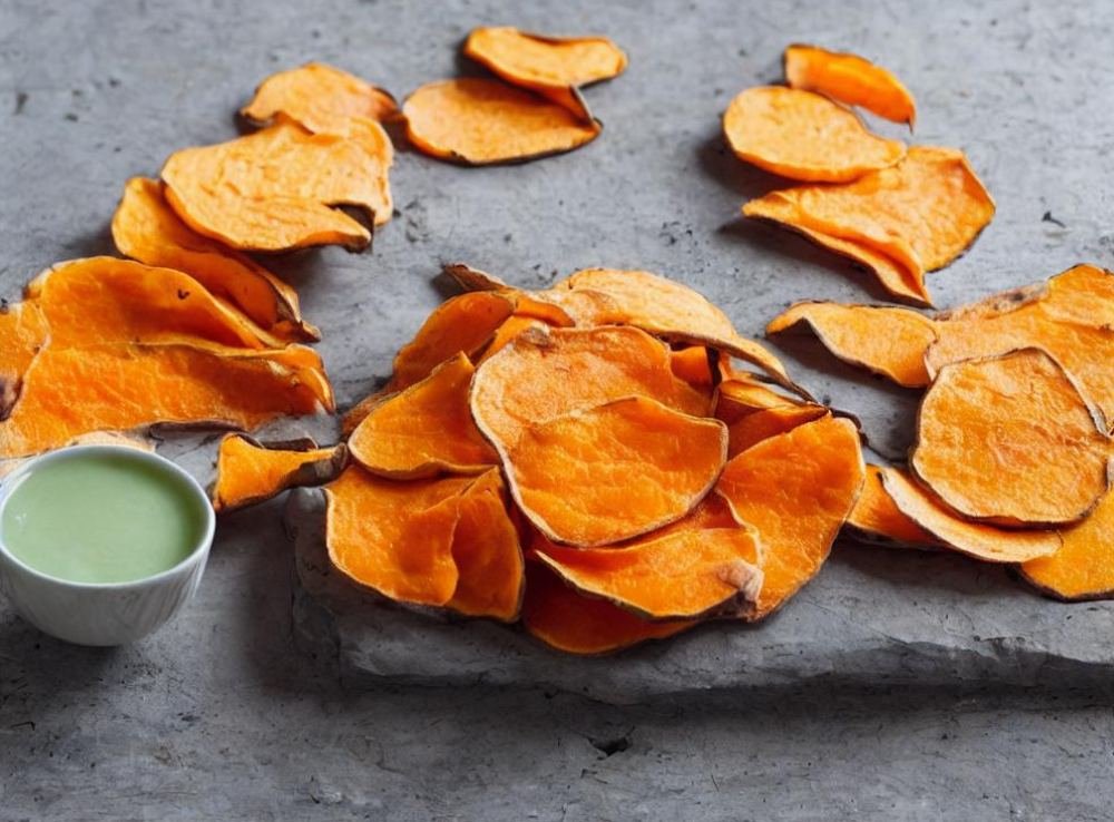 air fryer sweet potato chips
